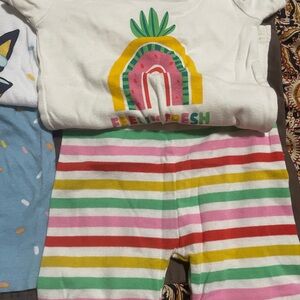 3 short sleeve PJ sets with shorts